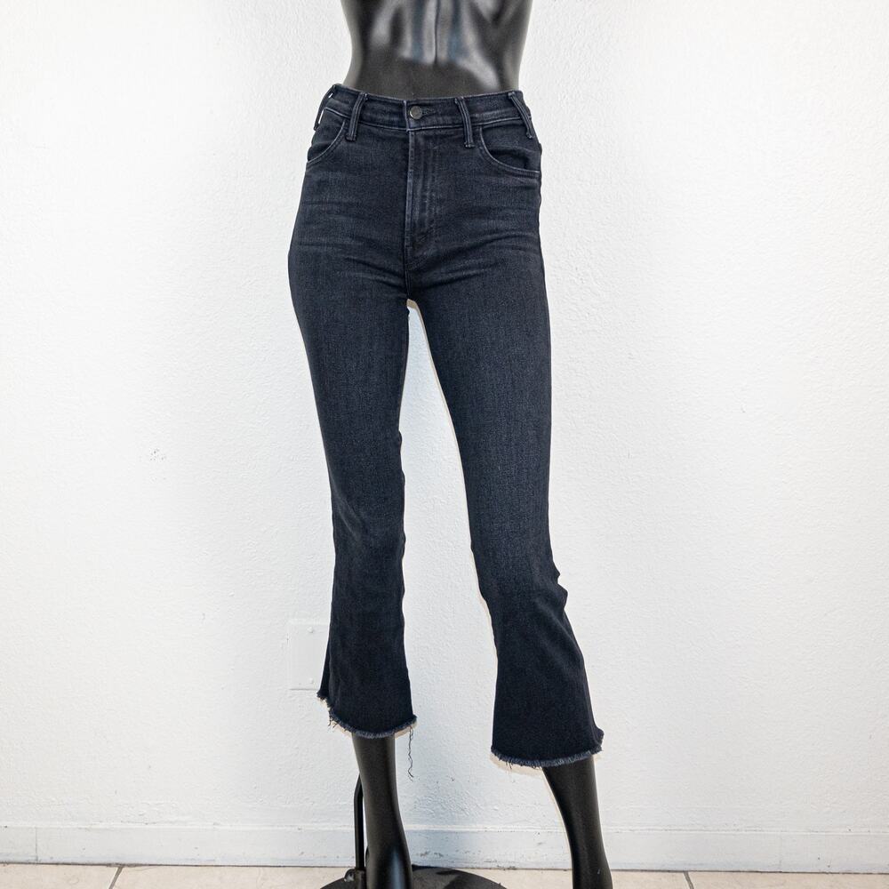 MOTHER LIL' Hustler Ankle Fray Jeans in Encounters at night sz 25